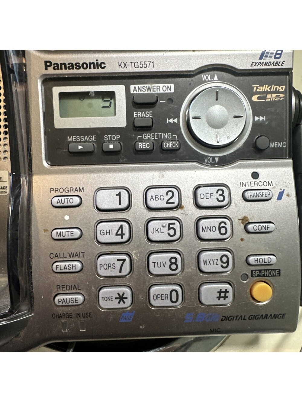 Panasonic KX-TG5583 KX-TG5583M main Base kx-tga551 KX-TG5576 KX-TG5571 Pqlv1
